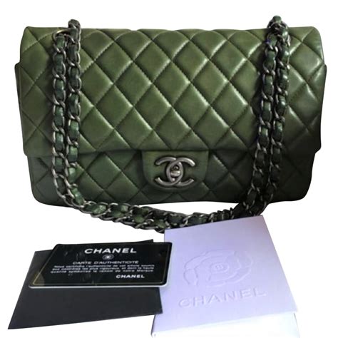 green chanel flap bag|chanel flap bag price 2023.